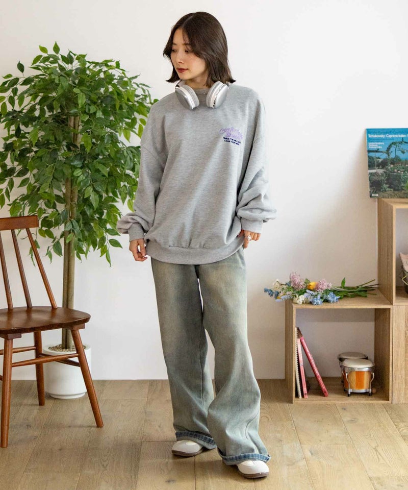 UNDERWRAPS 刺繍BIGトレーナー レディース商品画像-31