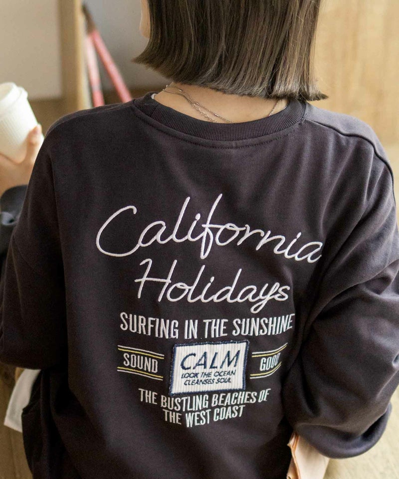 UNDERWRAPS 刺繍BIGトレーナー レディース商品画像-1