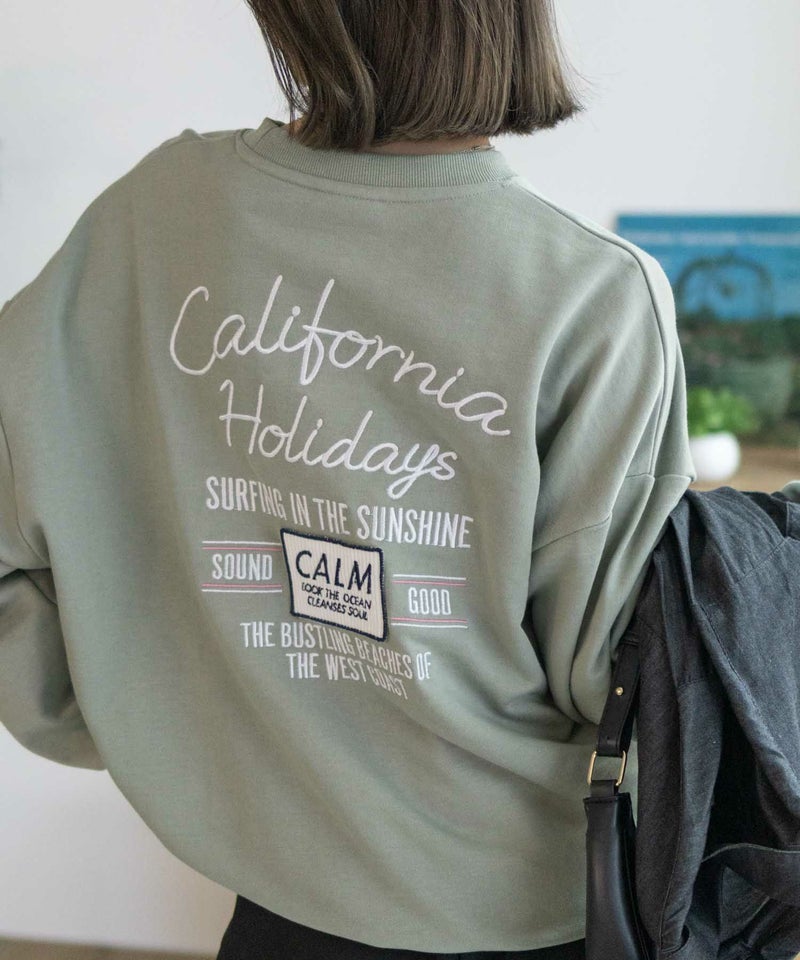 UNDERWRAPS 刺繍BIGトレーナー レディース商品画像-3