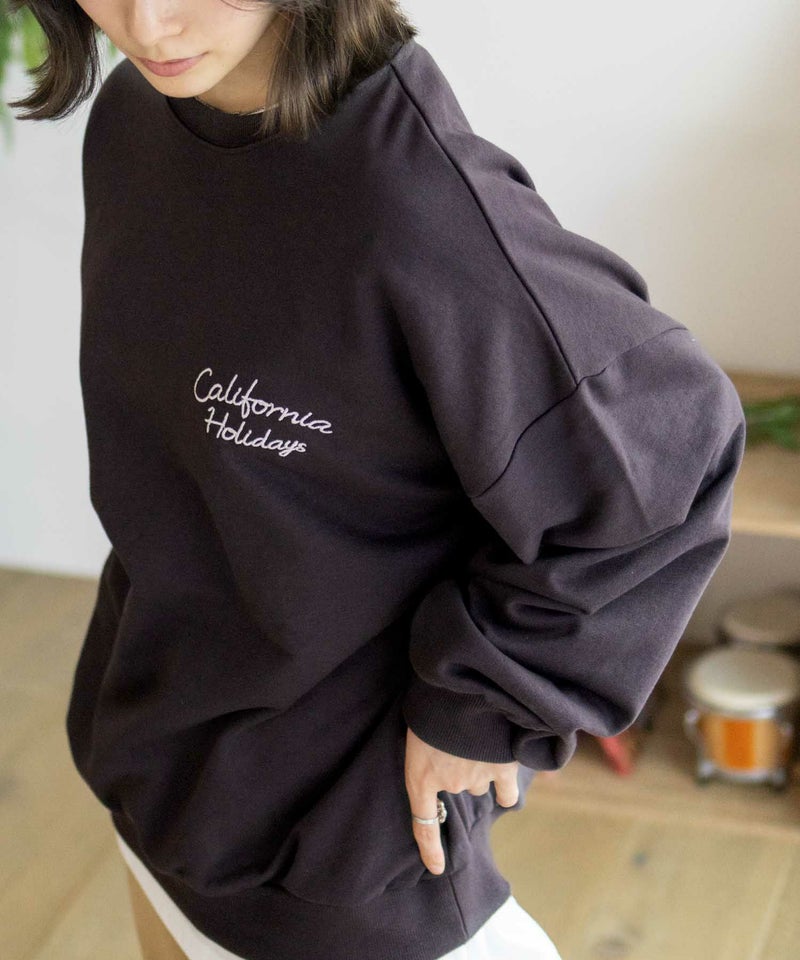 UNDERWRAPS  刺繍BIGトレーナー レディース商品画像-5