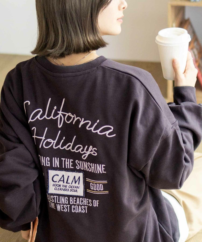 UNDERWRAPS 刺繍BIGトレーナー レディース商品画像-7