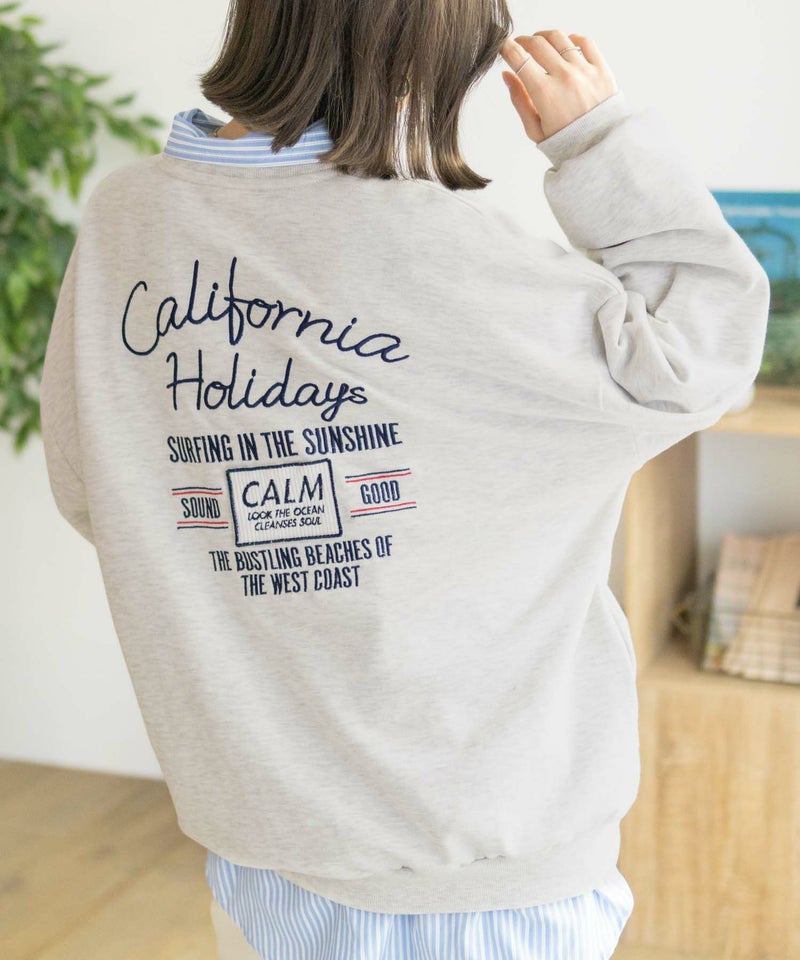 UNDERWRAPS 刺繍BIGトレーナー レディース商品画像-14