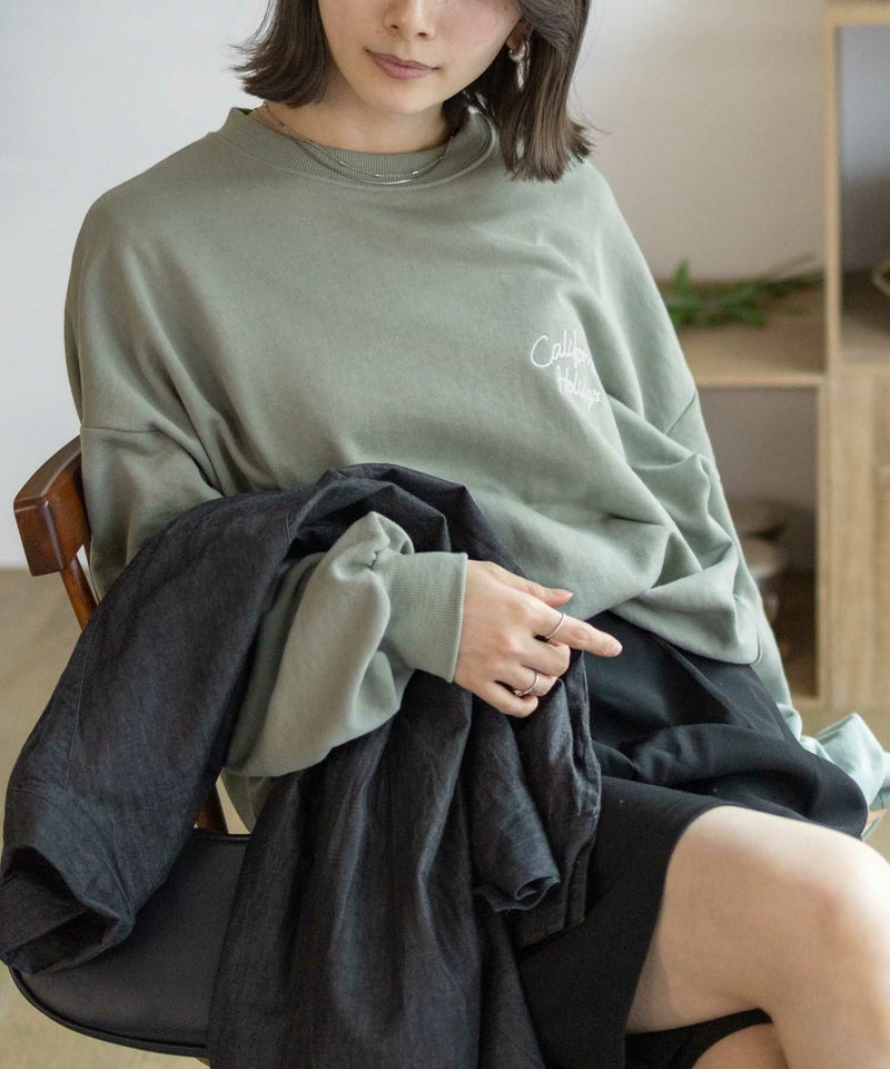 UNDERWRAPS 刺繍BIGトレーナー レディース商品画像-18