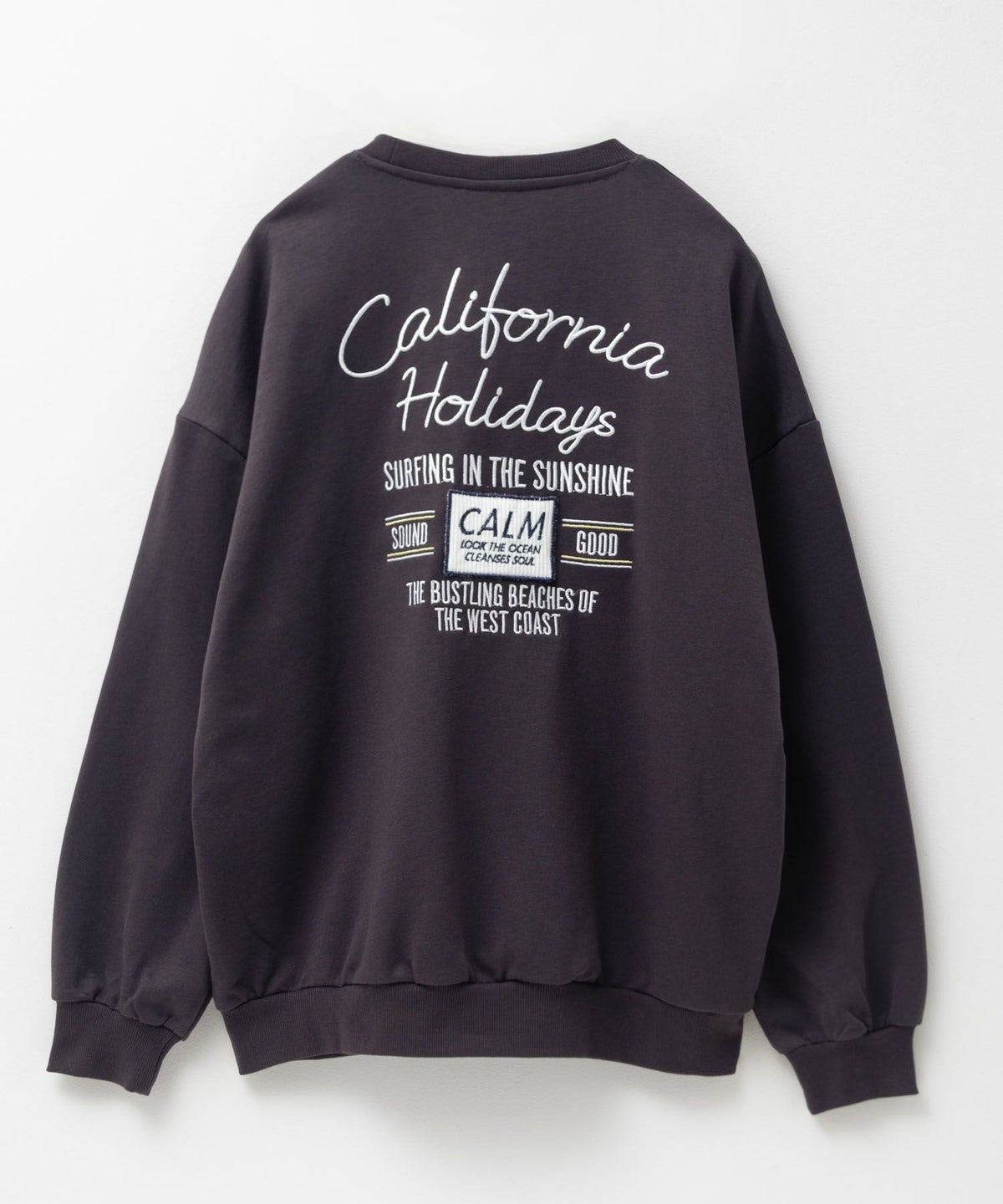 UNDERWRAPS 刺繍BIGトレーナー レディース