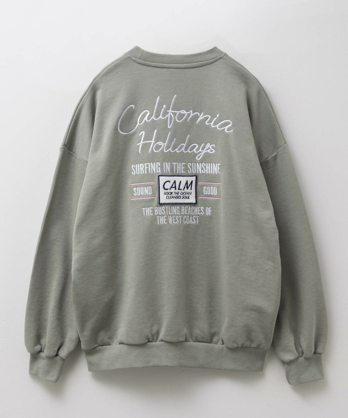 UNDERWRAPS 刺繍BIGトレーナー レディース