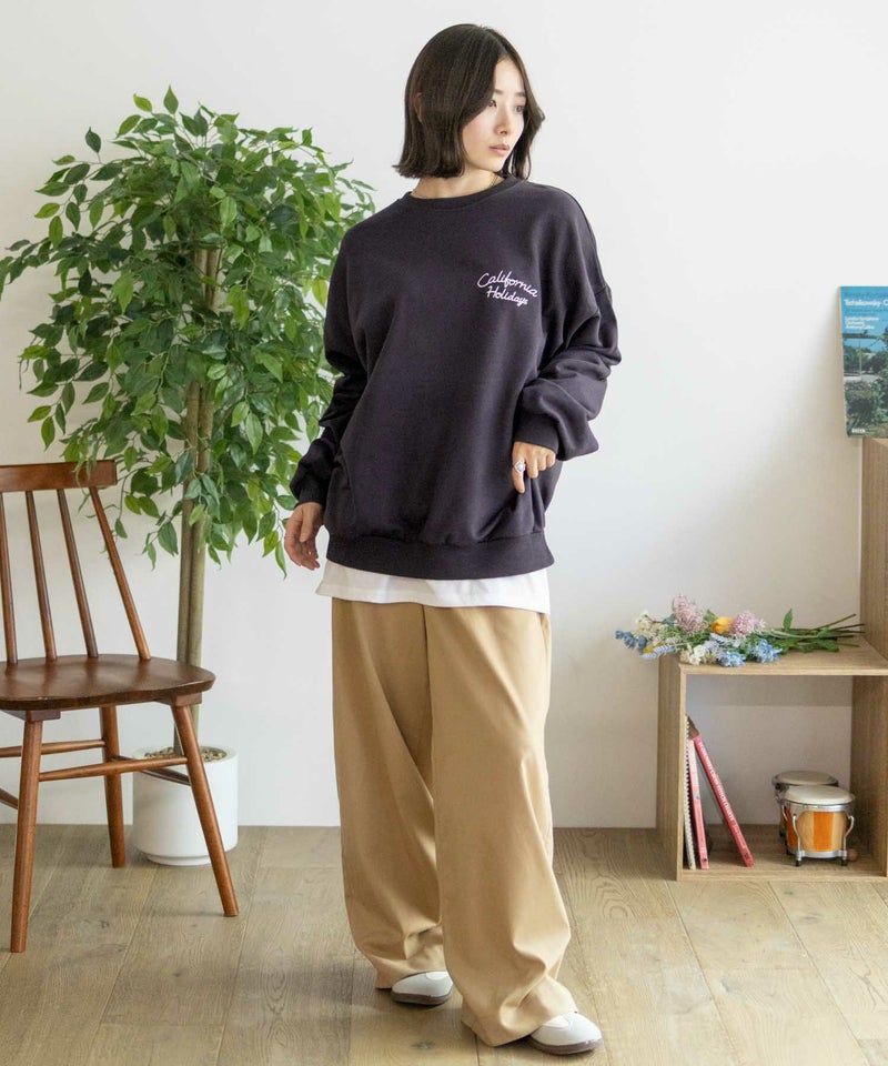 UNDERWRAPS 刺繍BIGトレーナー レディース商品画像-30