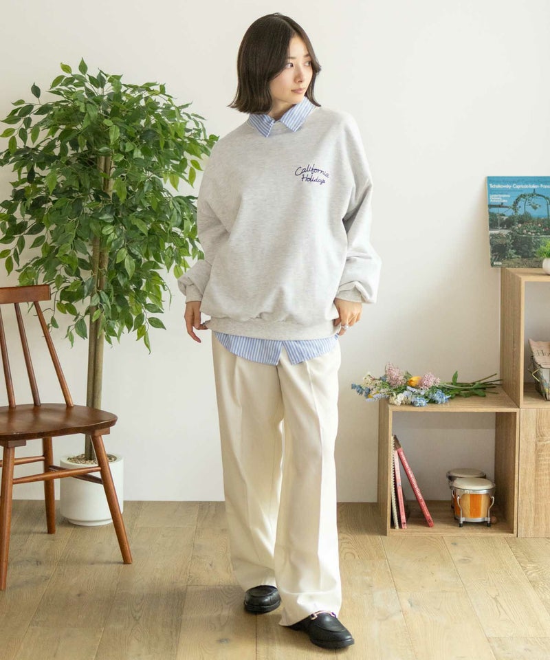 UNDERWRAPS 刺繍BIGトレーナー レディース商品画像-31