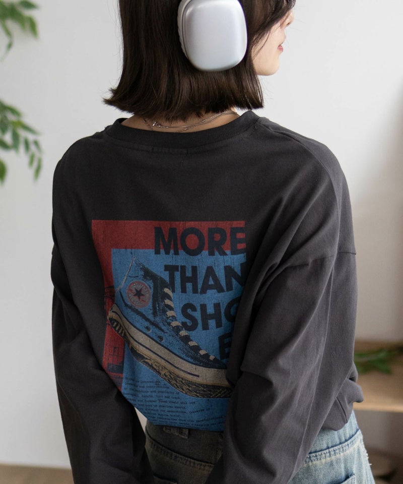 CONVERSE 天竺ピグメントライク長袖Tシャツ レディース メール便 対応商品商品画像-10