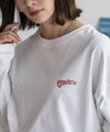 CONVERSE 天竺ピグメントライク長袖Tシャツ レディース メール便 対応商品商品サムネイル-18