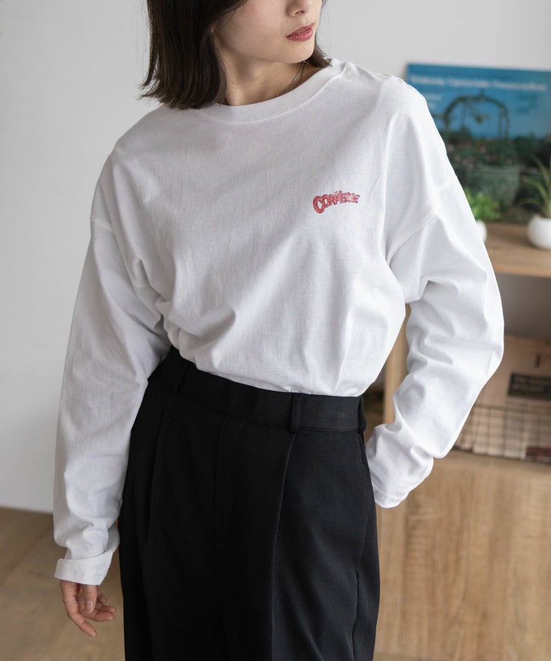 CONVERSE  天竺ピグメントライク長袖Tシャツ レディース メール便 対応商品商品画像-20