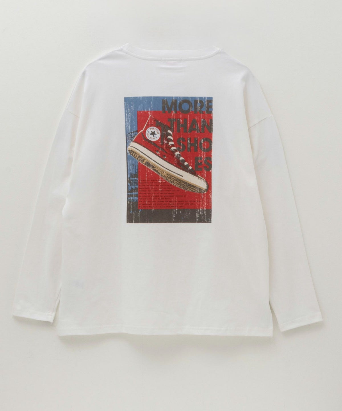 CONVERSE 天竺ピグメントライク長袖Tシャツ レディース ネコポス 対応商品