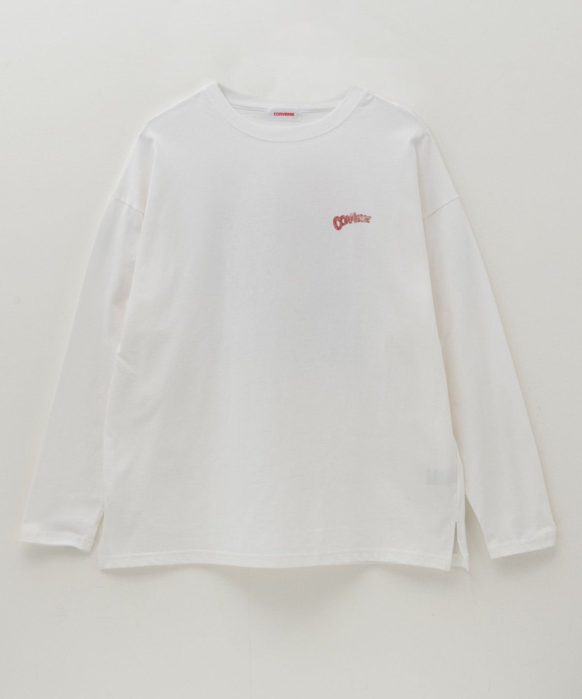 CONVERSE 天竺ピグメントライク長袖Tシャツ レディース ネコポス 対応商品