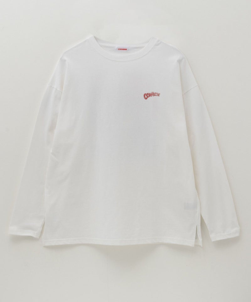 CONVERSE  天竺ピグメントライク長袖Tシャツ レディース メール便 対応商品商品画像-31