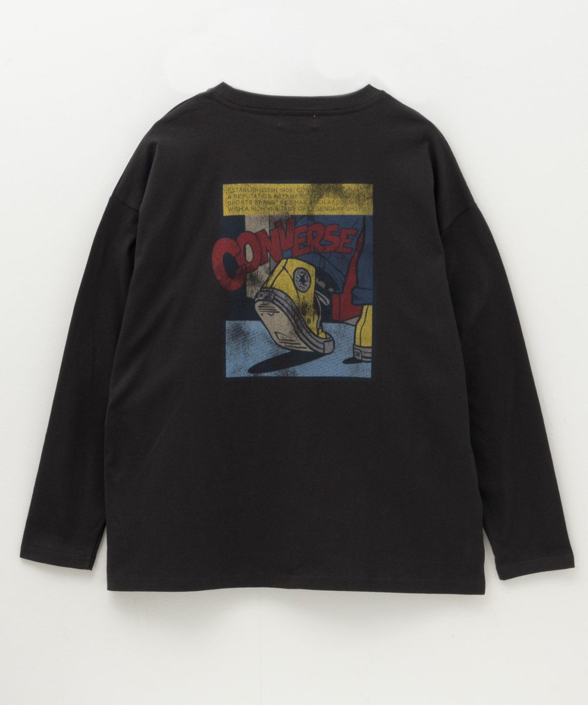 CONVERSE 天竺ピグメントライク長袖Tシャツ レディース ネコポス 対応商品