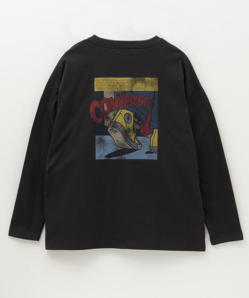 CONVERSE  天竺ピグメントライク長袖Tシャツ レディース メール便 対応商品商品画像-34