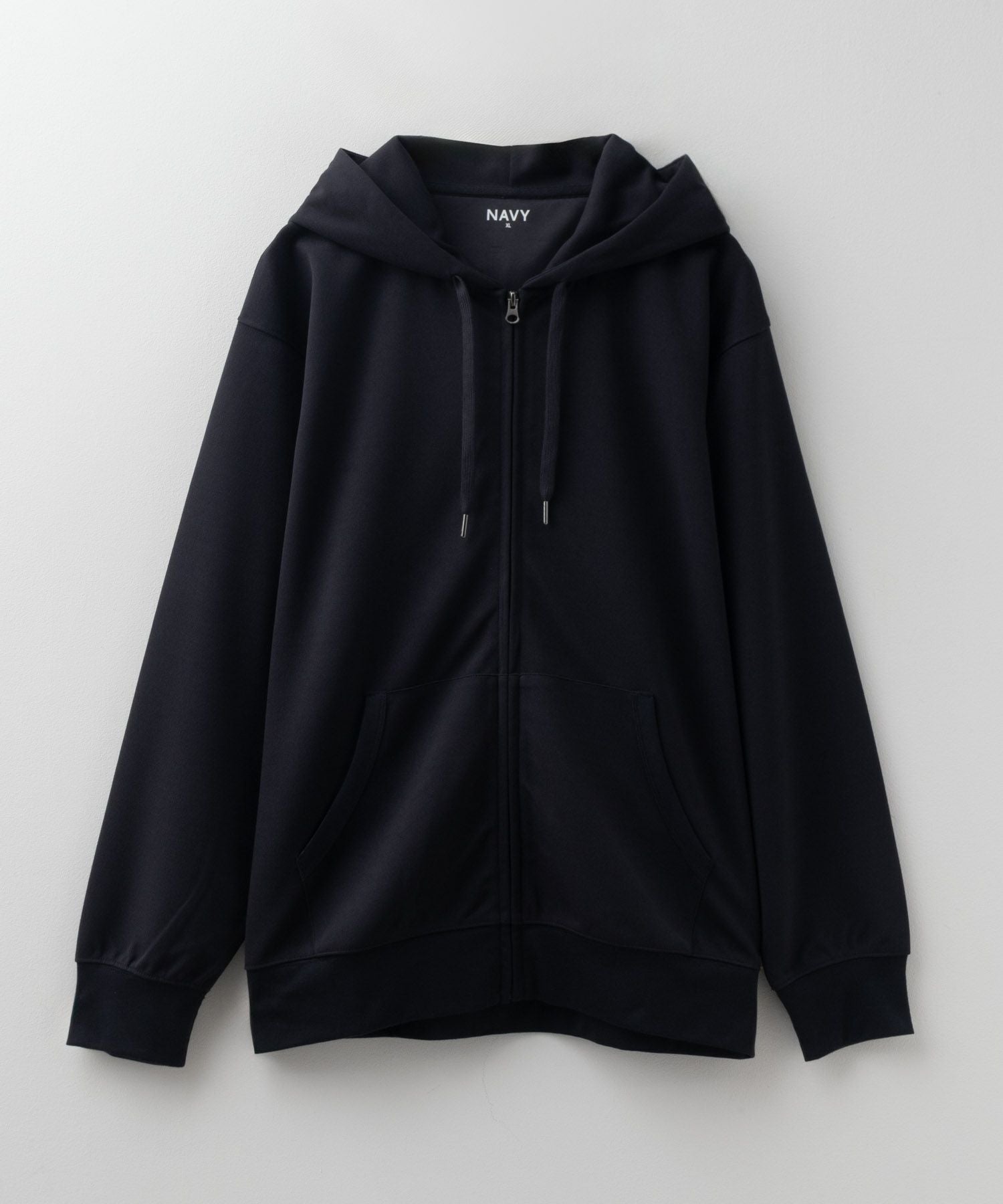 NAVY ジョーゼットZIPパーカー メンズ