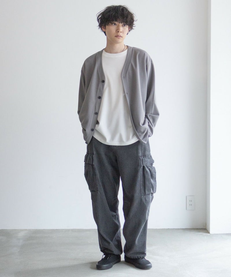 NAVY ジョーゼットカーディガン メンズ商品画像-7