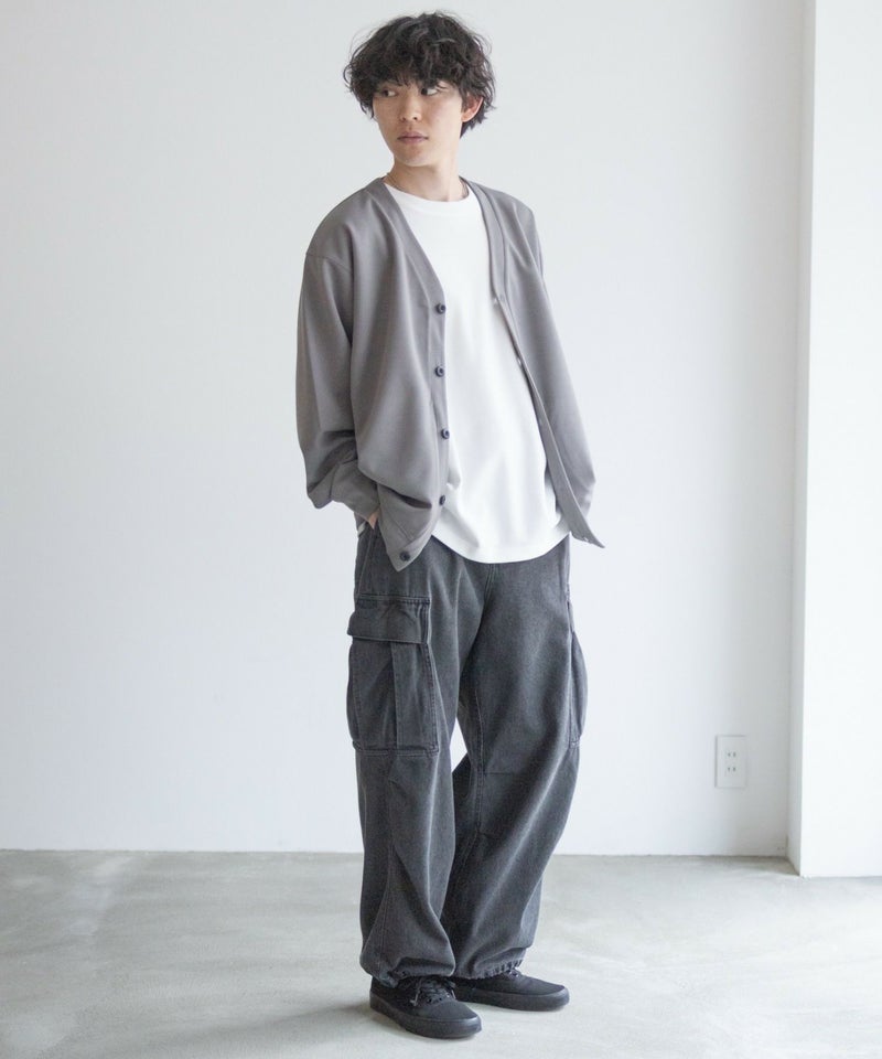 NAVY ジョーゼットカーディガン メンズ商品画像-8