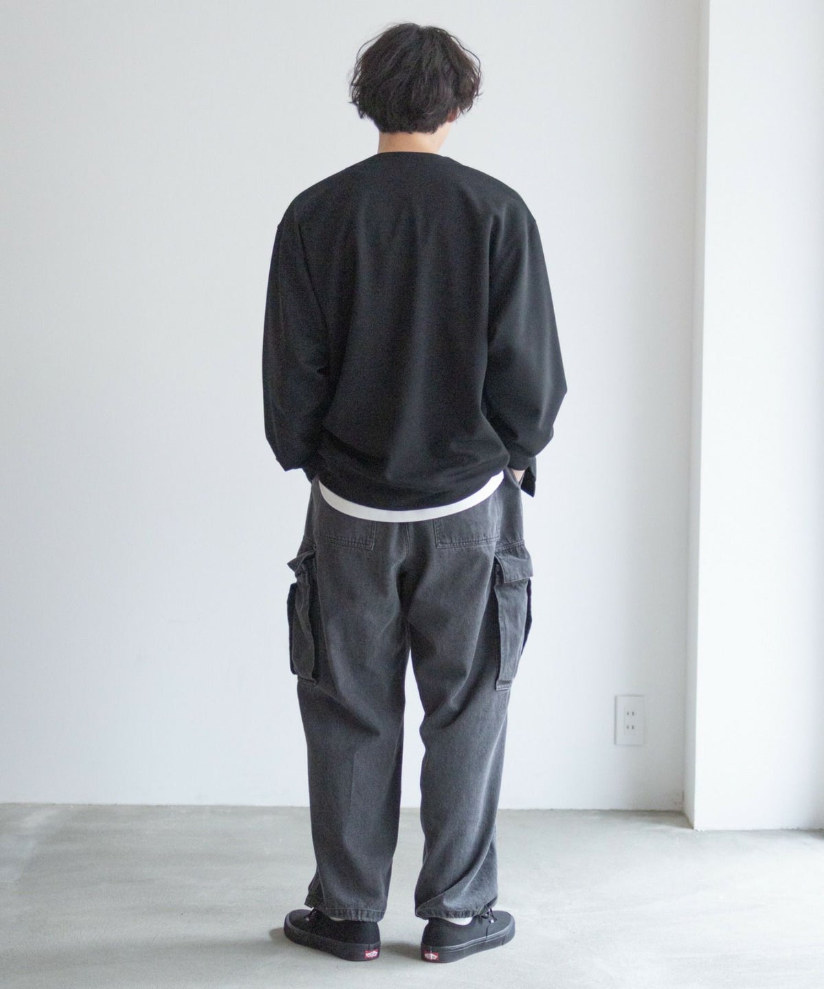 NAVY ジョーゼットカーディガン メンズ