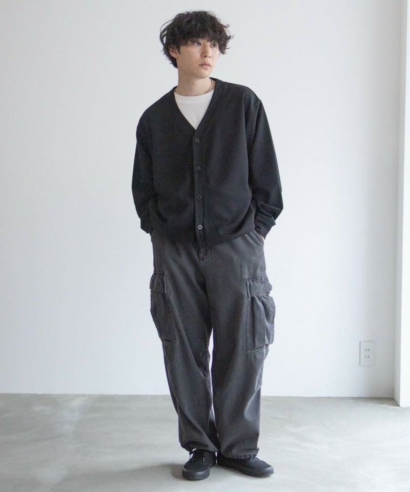 NAVY  ジョーゼットカーディガン メンズ商品画像-18