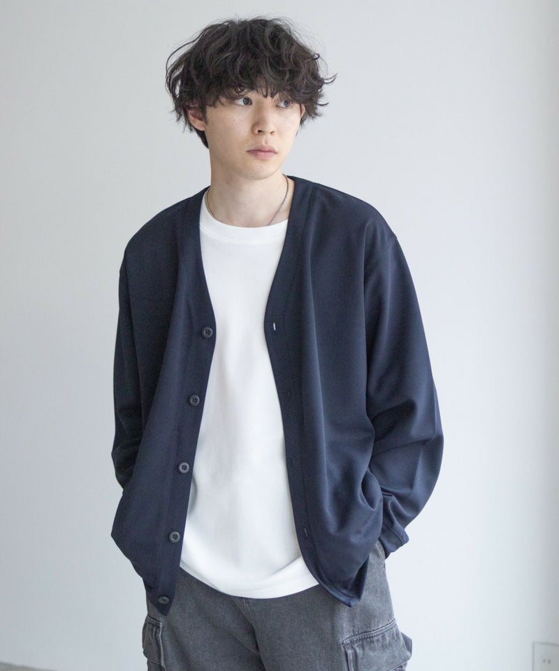 NAVY  ジョーゼットカーディガン メンズ商品画像-20