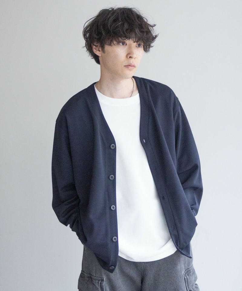 NAVY  ジョーゼットカーディガン メンズ商品画像-21