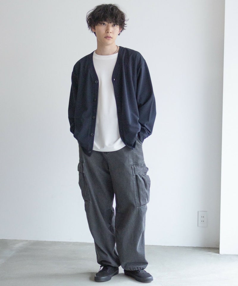 NAVY  ジョーゼットカーディガン メンズ商品画像-23