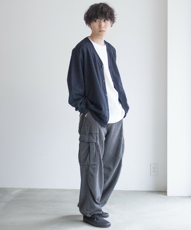 NAVY ジョーゼットカーディガン メンズ商品画像-24