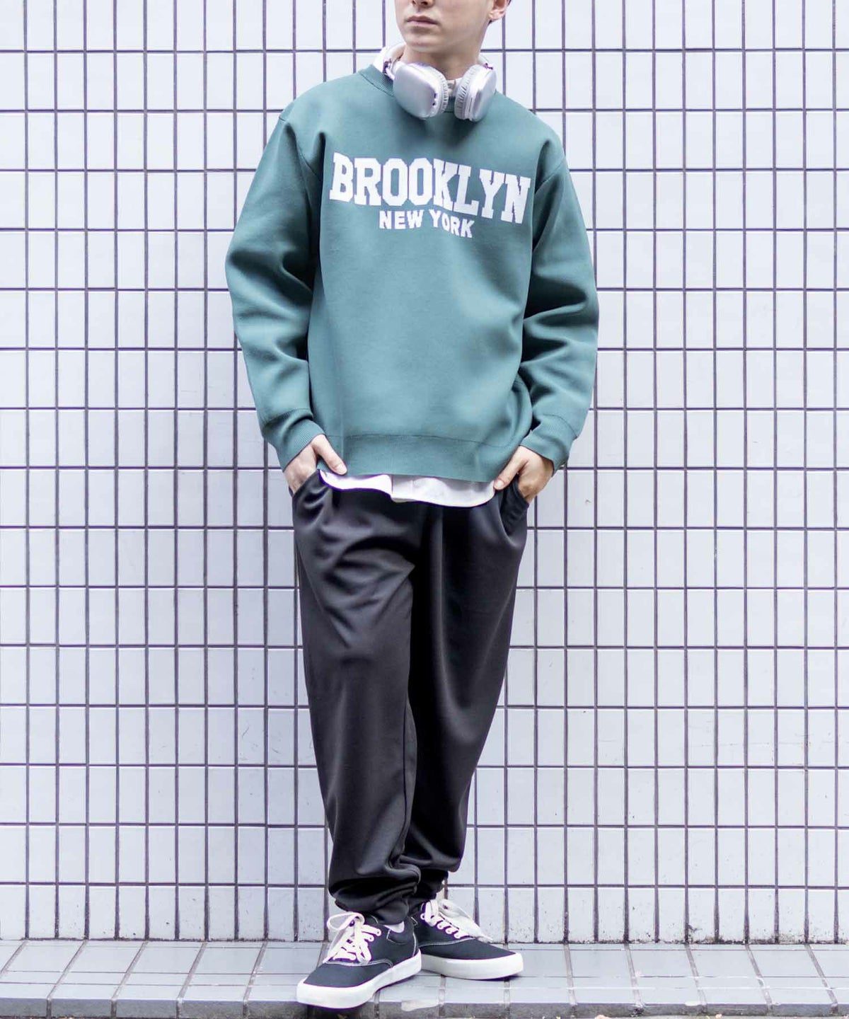 NAVY ジョーゼットジョガーパンツ メンズ