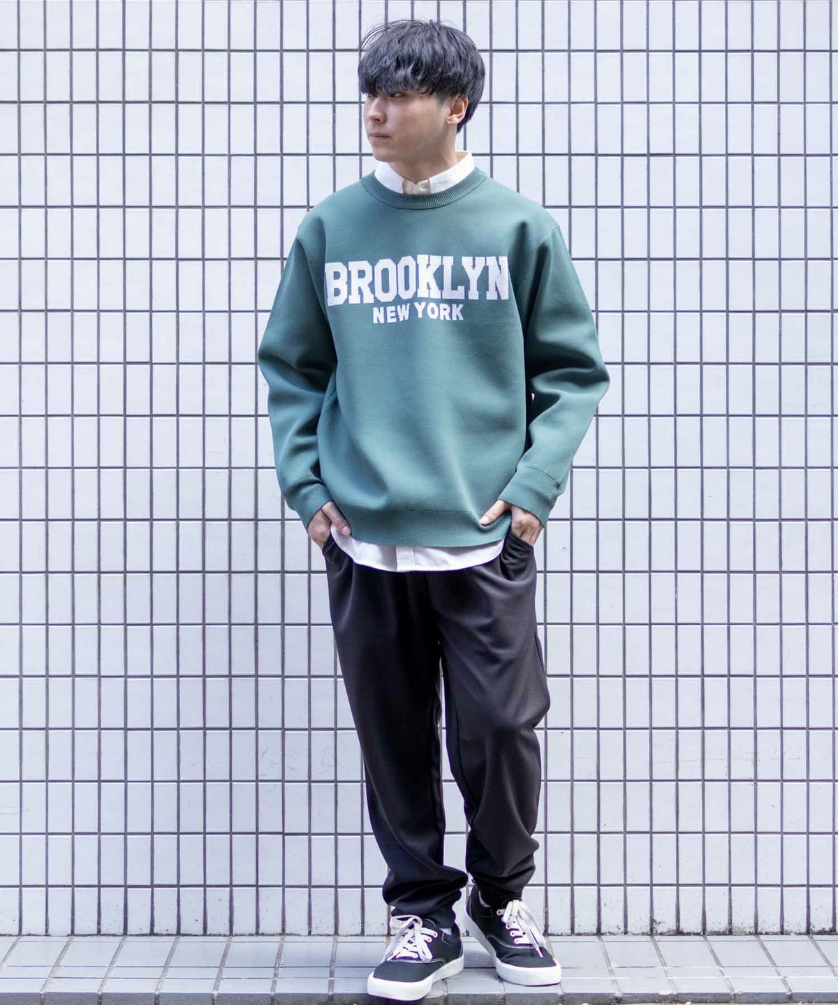 NAVY ジョーゼットジョガーパンツ メンズ