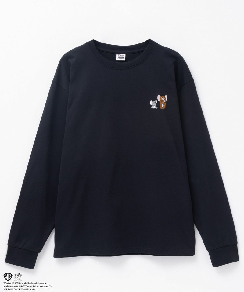 Tom and Jerry バックサテン刺繍長袖Tシャツ メンズ商品画像-3