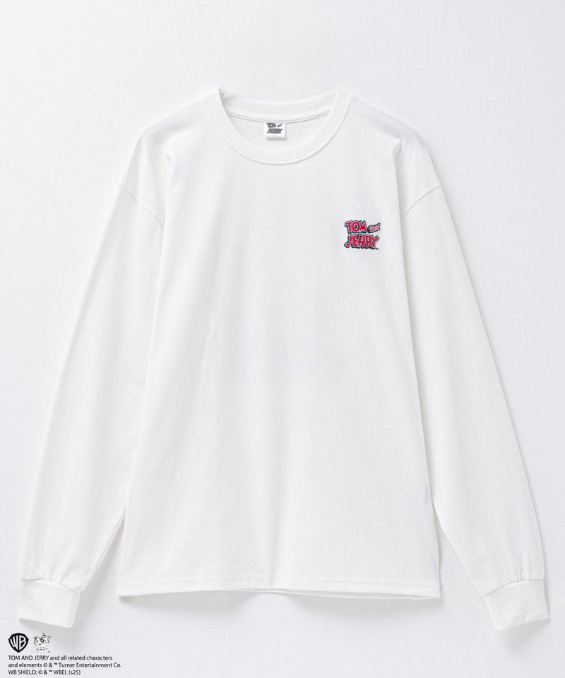 Tom and Jerry バックサテン刺繍長袖Tシャツ メンズ商品画像-5