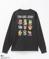 Tom and Jerry ロゴ刺繍集合長袖Tシャツ メンズ商品サムネイル-4