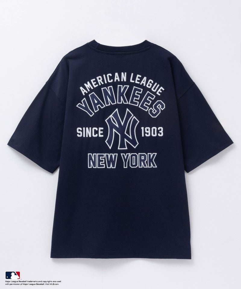 MLB  ツイルワッペンTシャツ メンズ メール便 対応商品商品画像-9
