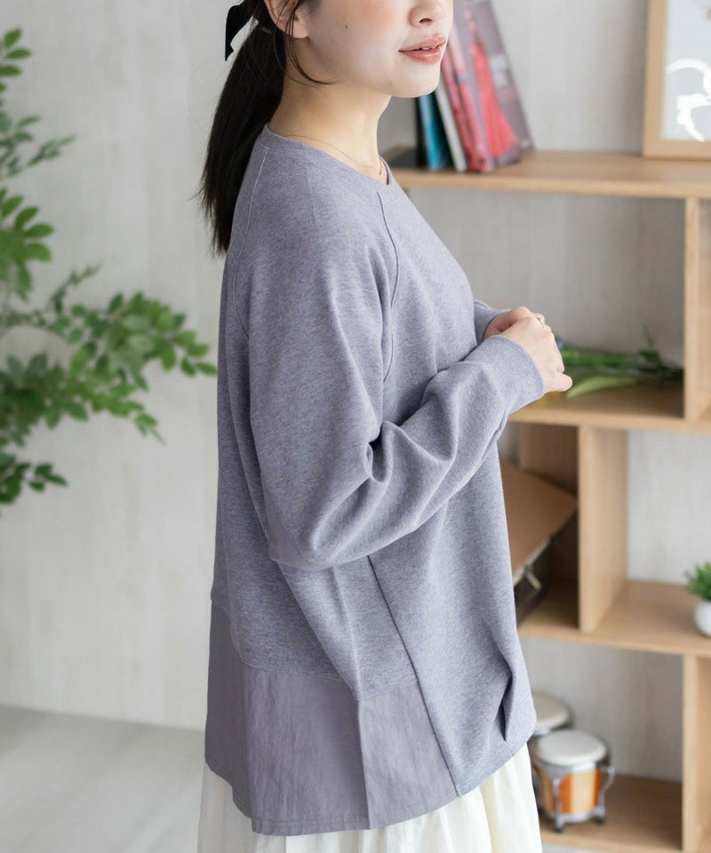 nAvy 異素材切替プルオーバー レディース商品画像-9