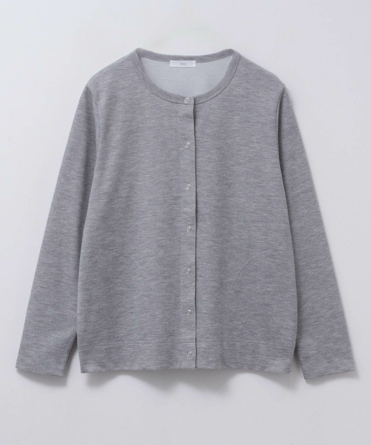 NAVY SARARI UVカットカーディガン ドットボタン レディース