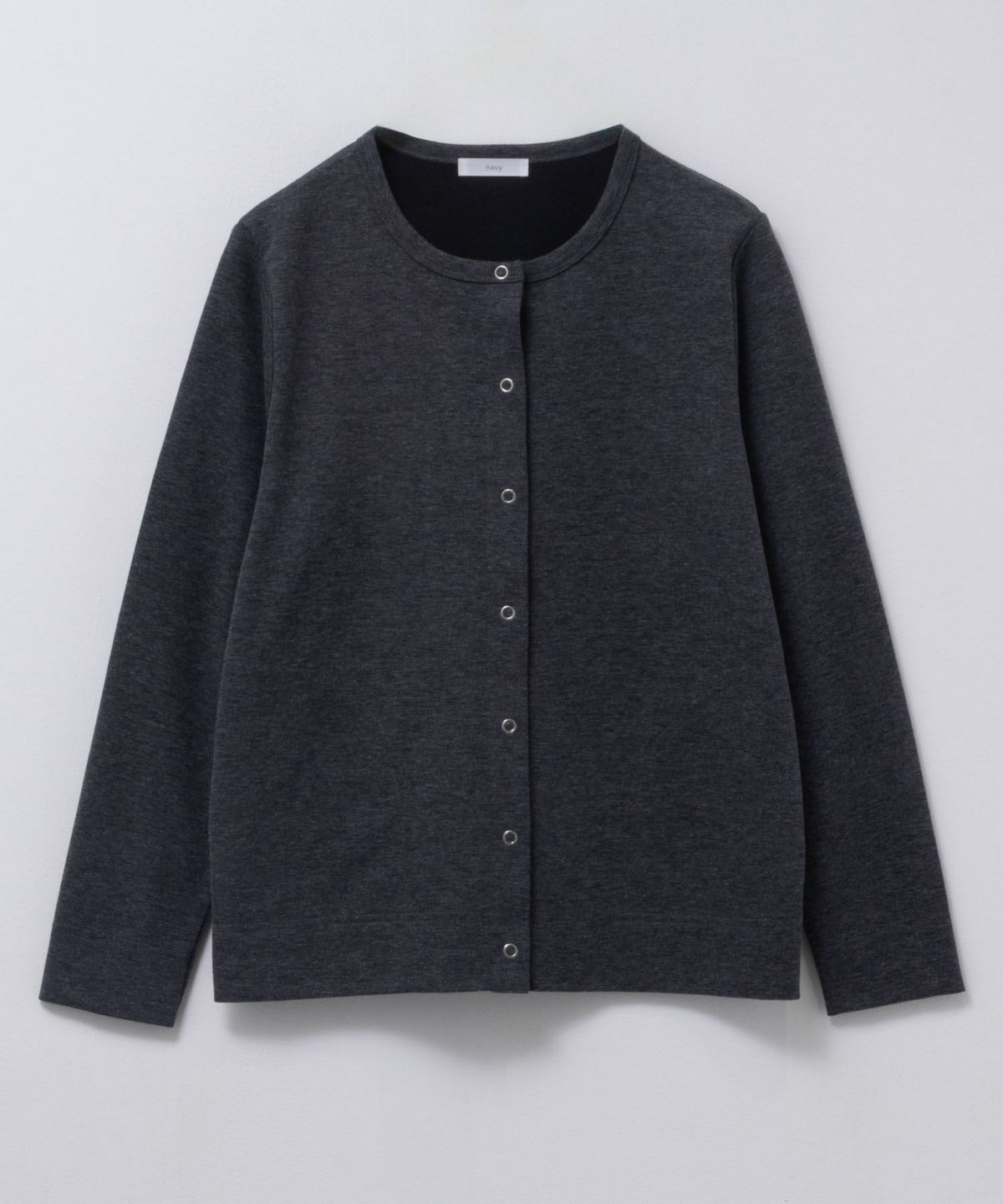 NAVY SARARI UVカットカーディガン ドットボタン レディース