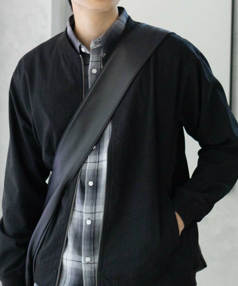 URBAN COLLECTION エアリネン リネンライクブルゾン メンズ商品画像-12