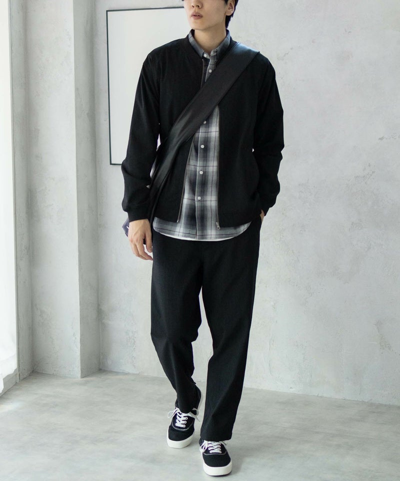 URBAN COLLECTION エアリネン リネンライクブルゾン メンズ商品画像-15