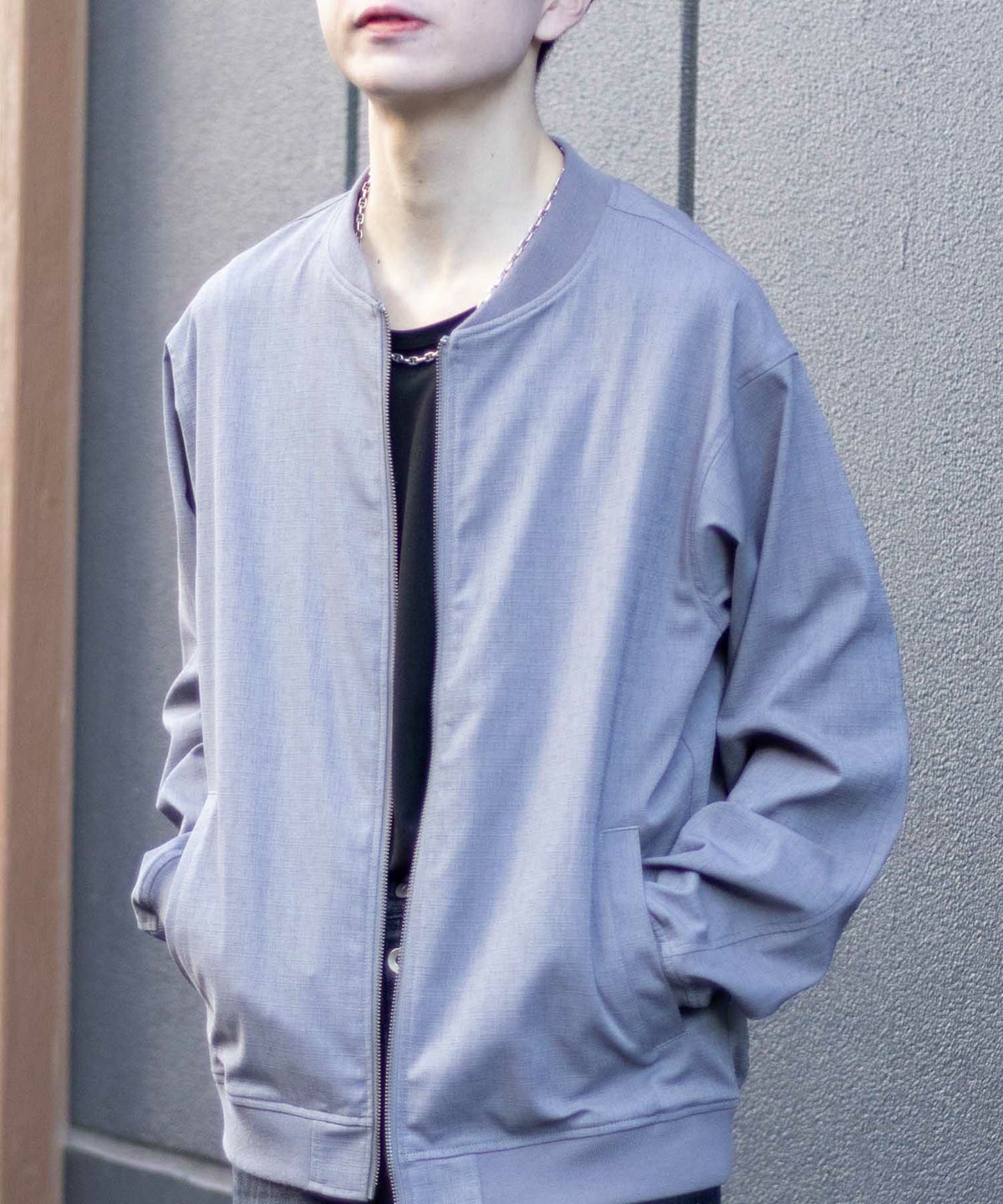 URBAN COLLECTION リネンライクブルゾン メンズ