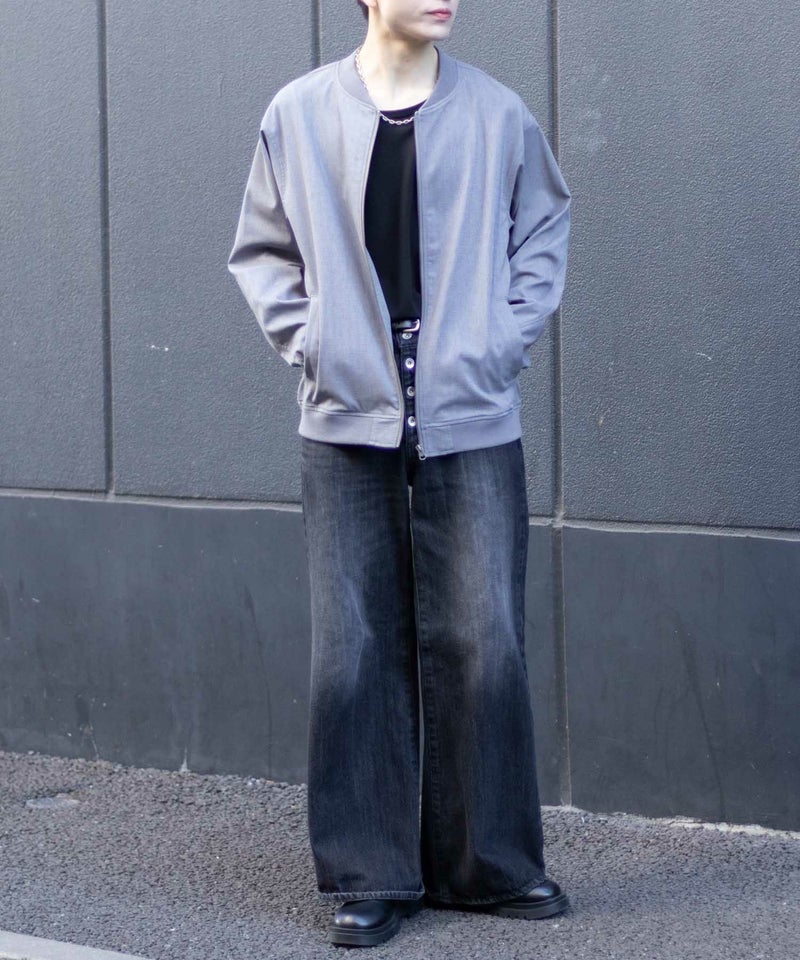 URBAN COLLECTION エアリネン リネンライクブルゾン メンズ商品画像-21