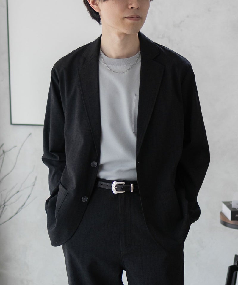 URBAN COLLECTION エアリネン リネンライクジャケット メンズ商品画像-1