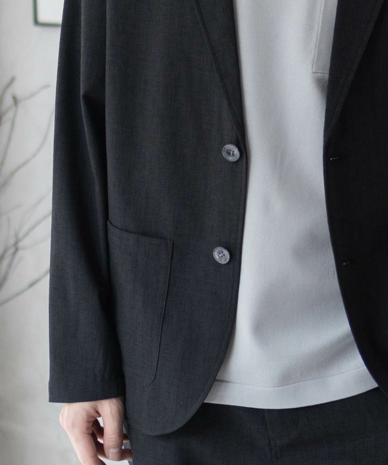 URBAN COLLECTION エアリネン リネンライクジャケット メンズ商品画像-6