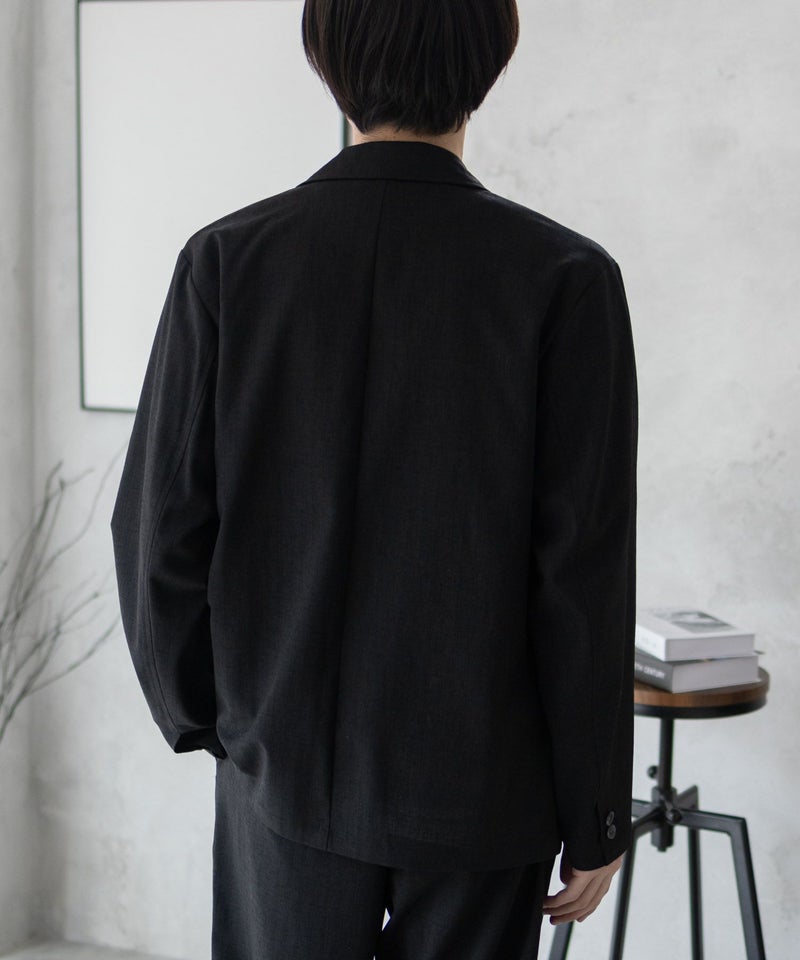 URBAN COLLECTION エアリネン リネンライクジャケット メンズ商品画像-9