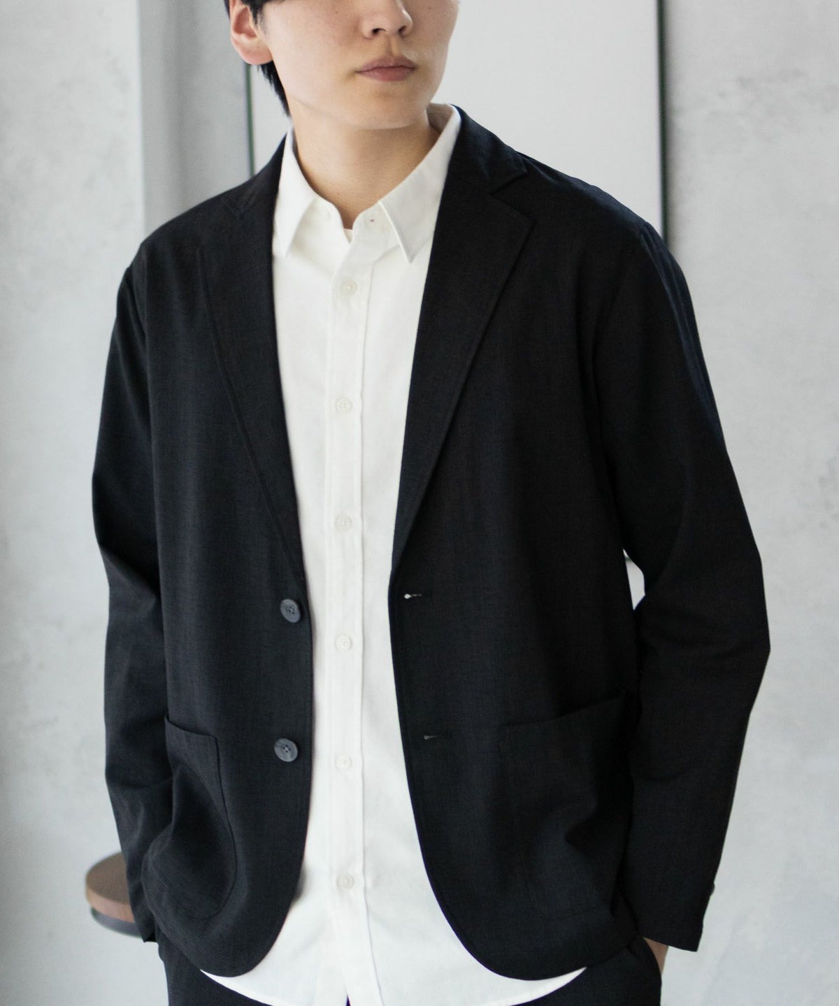 URBAN COLLECTION リネンライクジャケット メンズ