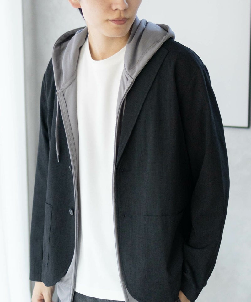 URBAN COLLECTION エアリネン リネンライクジャケット メンズ商品画像-14