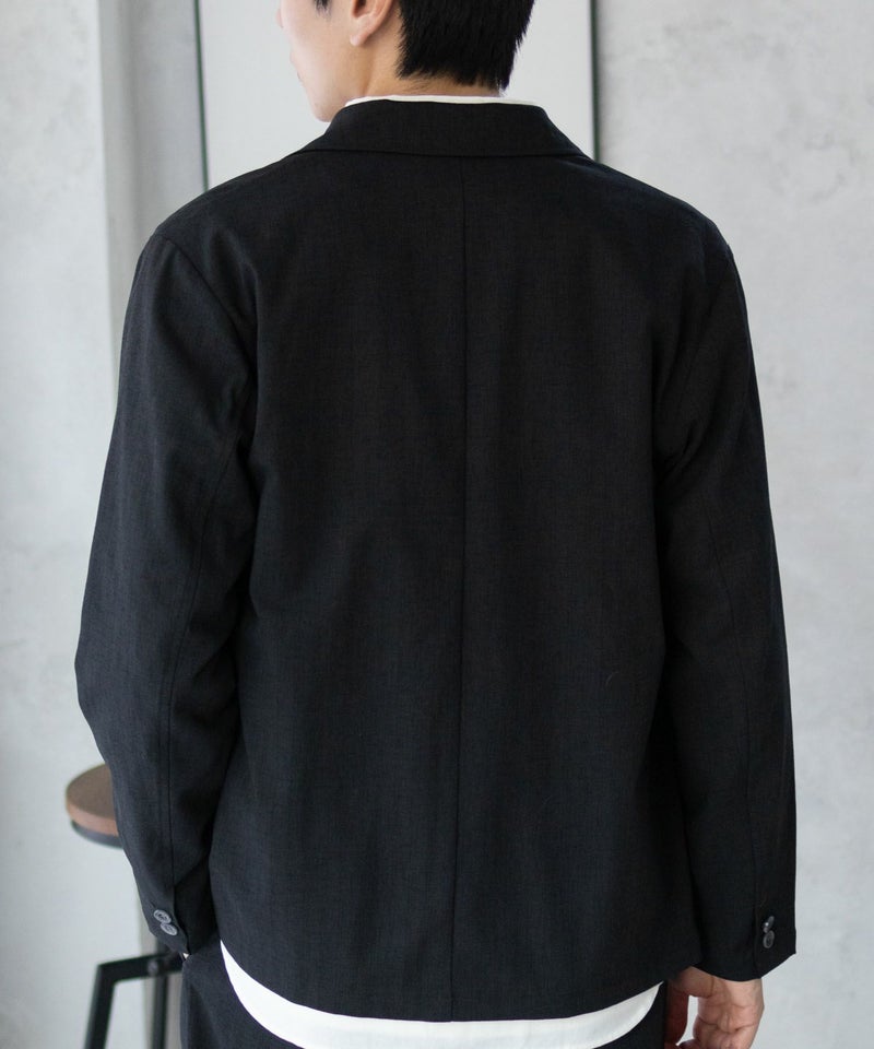 URBAN COLLECTION エアリネン リネンライクジャケット メンズ商品画像-16