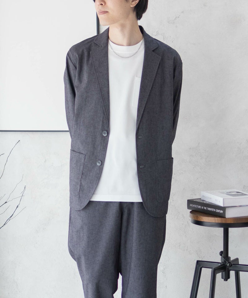 URBAN COLLECTION エアリネン リネンライクジャケット メンズ商品画像-23