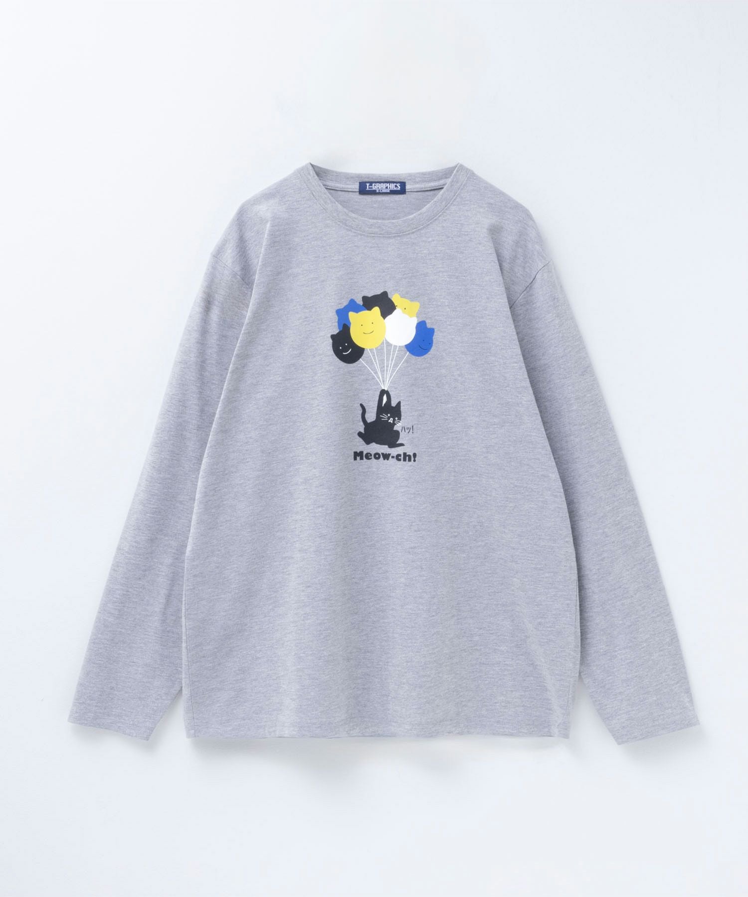 T-GRAPHICS キャラデザイン長袖Tシャツ メンズ