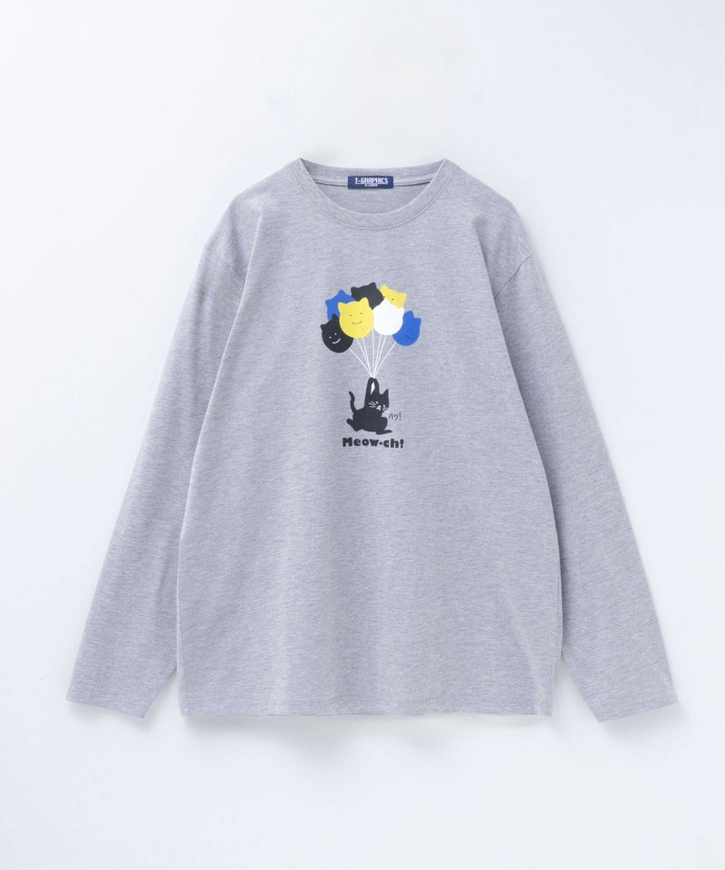 T-GRAPHICS キャラデザイン長袖Tシャツ メンズ商品画像-1